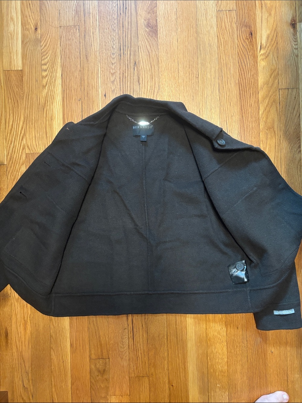 Bernardo Brown Boxy Wool Peacoat - Picture 8 of 8
